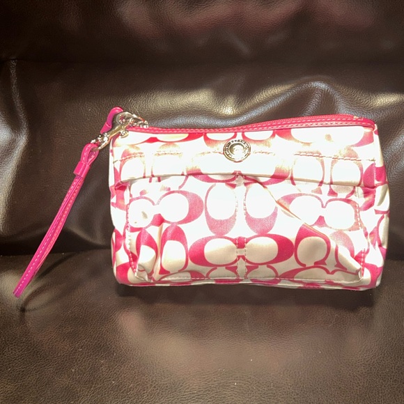 Pink Coach Wristlet - Picture 2 of 13